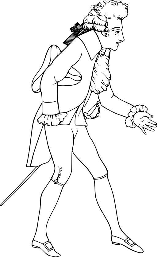A Man Walking With A Sword In His Hand