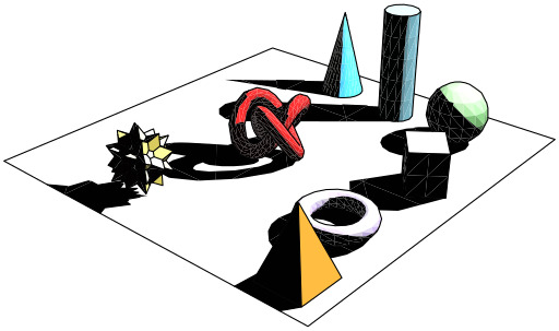 A Table With Various Objects On It로