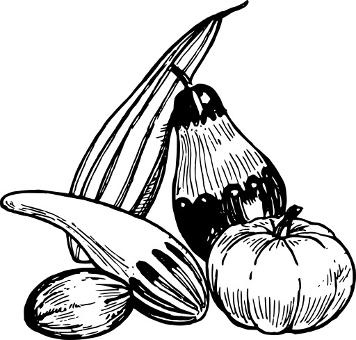 검정 과 화이트 A Bunch 의 Onions