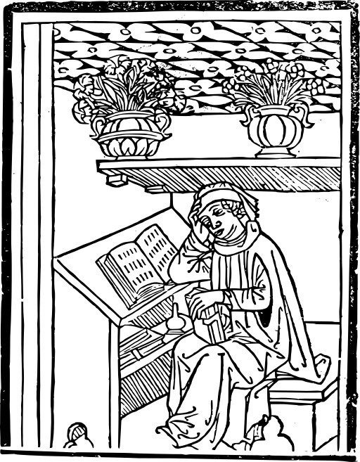 검정 과 화이트 a 사람 독서 a 책