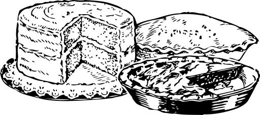 검정과 백색 A 샌드위치