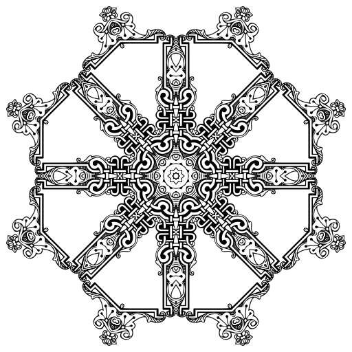 Black And White A Celtic Design 3