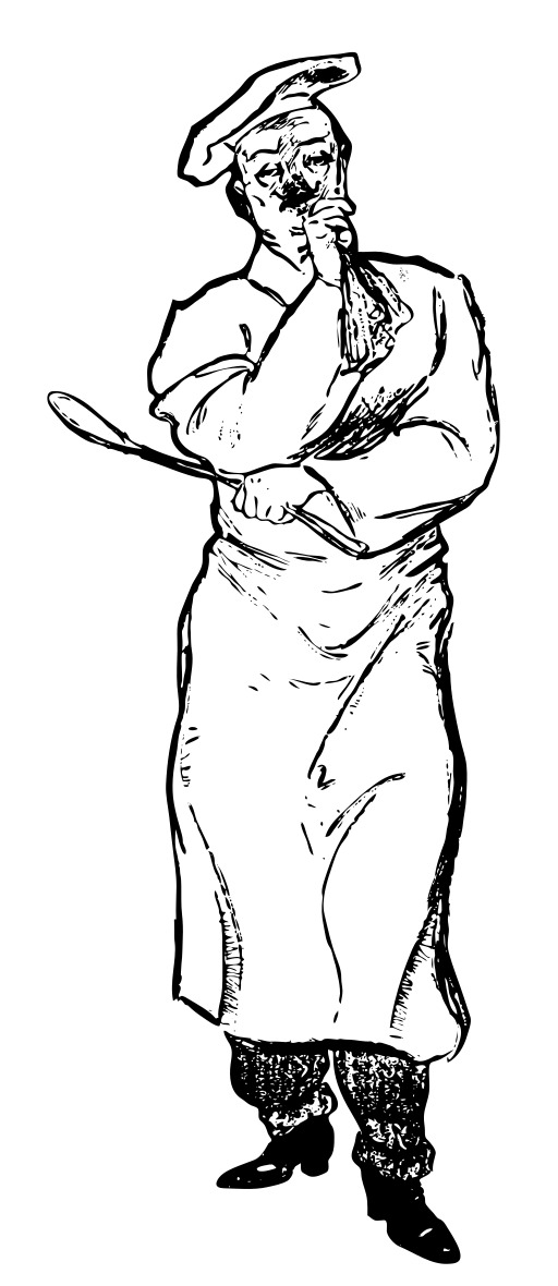 블랙 And White A Chef 3