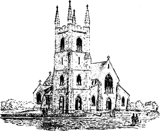 블랙 And White A Church 12