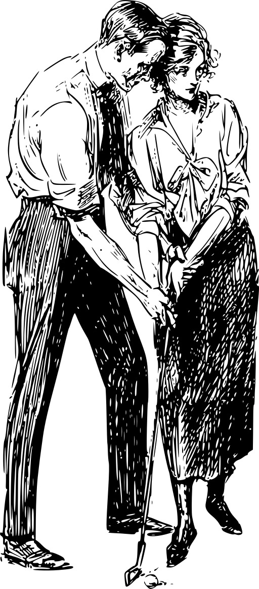 블랙 And White A Man And Woman Kissing