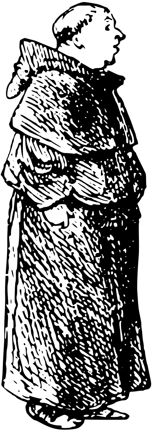 블랙 And White A Man With A Backpack