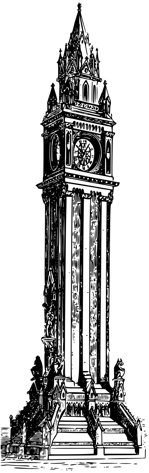 블랙 And White A Monument