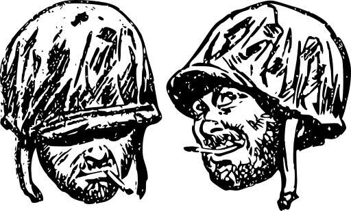 Black And White Two Men Wearing Hats