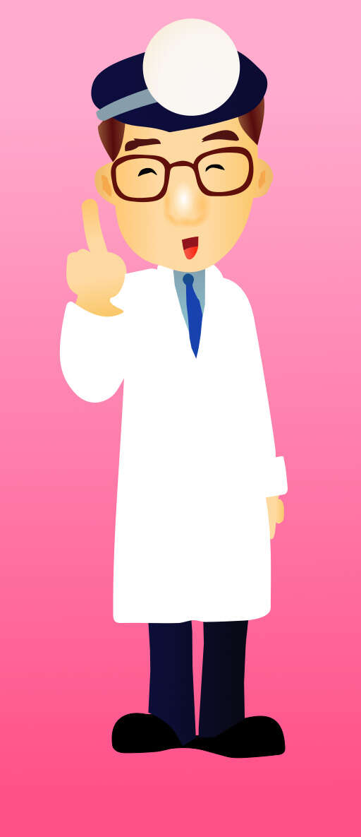 A Cartoon Doctor Giving A Thumbs Up