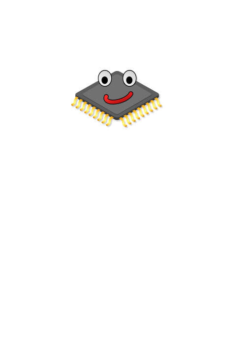 cartoon character with a red nose and a black hat