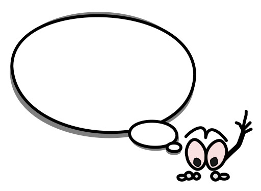 Speech Bubble과 쥐의 만화 그림