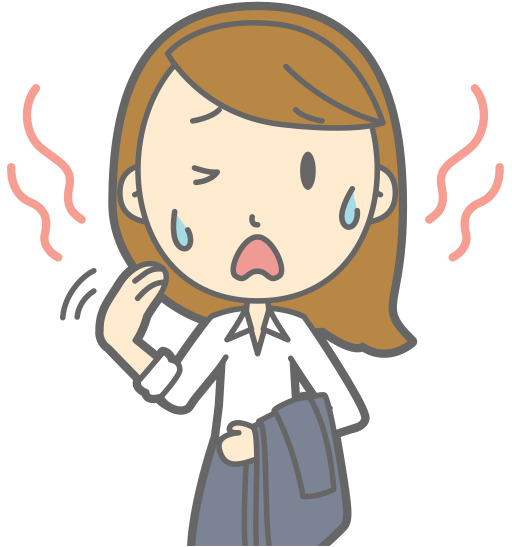 angry expression을 든 business suit 차림의 여성