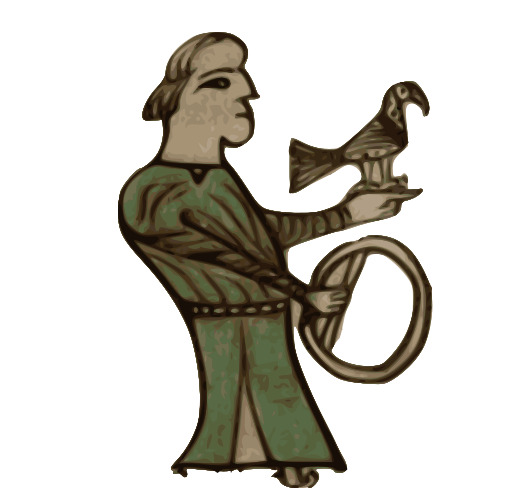맨 Holding A Bird In His Hand