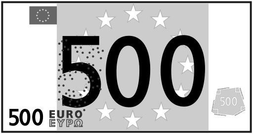 별 500 유로 유로 Banknote