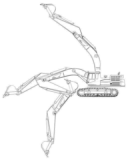 A Robot That Is Standing In The Air