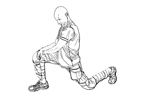 축구 선수 Kicking 공