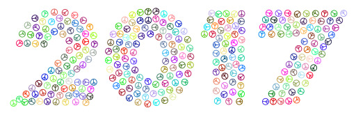 Colorful Text That Says,I Love You의 사진