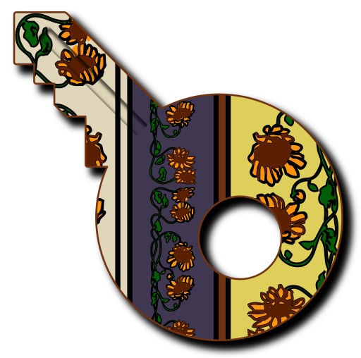 엠에디터 플러그 인 참조:B Is Decorated With Flowers And Leaves