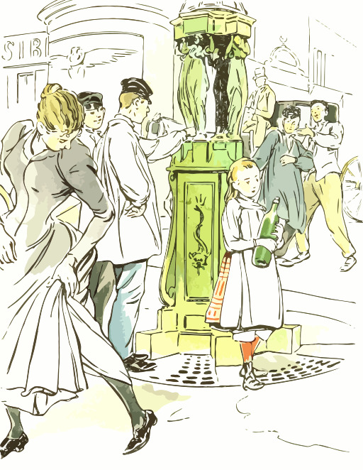 People Walking  중 하나 A Statue