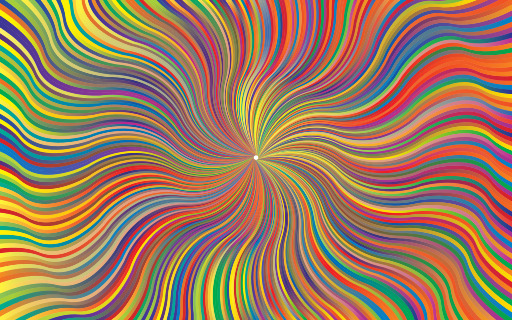 Multicolored Psychedelic Swirl 배경
