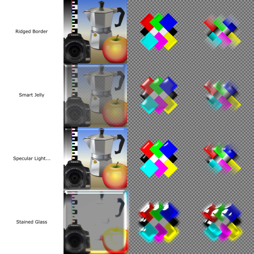 엠에디터 플러그 인 참조:Set Of Different Colored Images Of Different Objects