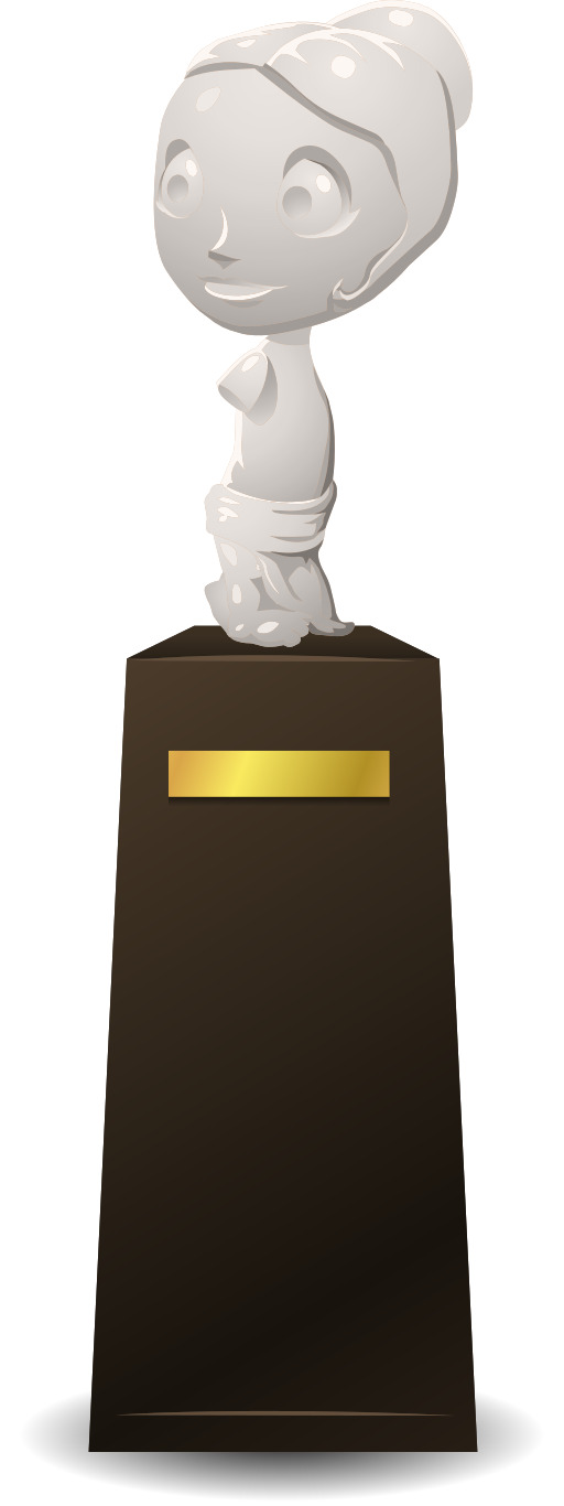 화이트 Tornado On Top Of A Black Trophy