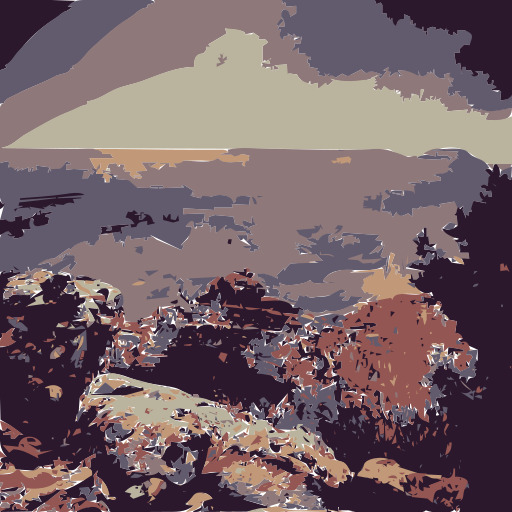 구급차 Painting Of A Mountain Scene