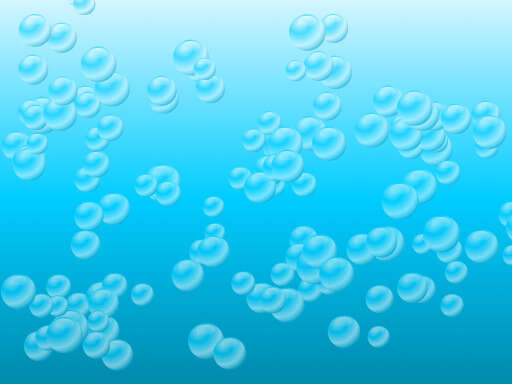 blue water bubbles background