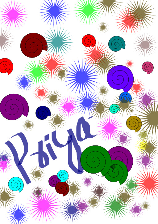 Colorful Fireworks With The Word Fire Written In The Middle의