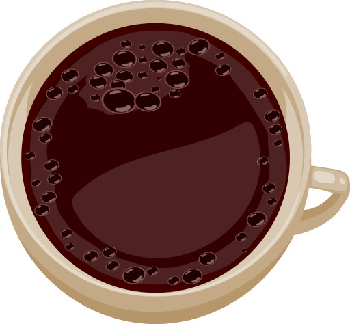컵 Of Coffee With Coffee Beans