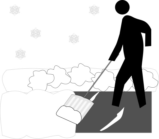 눈 속 에 가방 을 들고 걷고 있는 사람