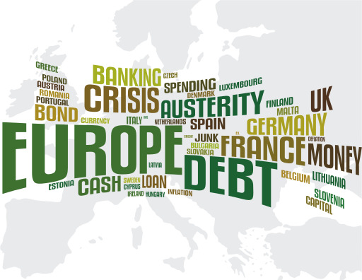 지도 Of Europe With The Words In Different Languages