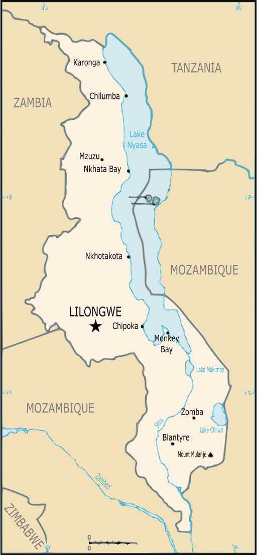 지도 Of Libya With The Location Of The City
