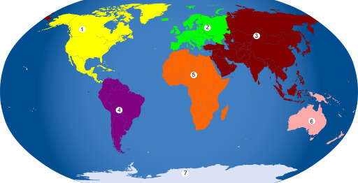 Map Of The World With All The Countries