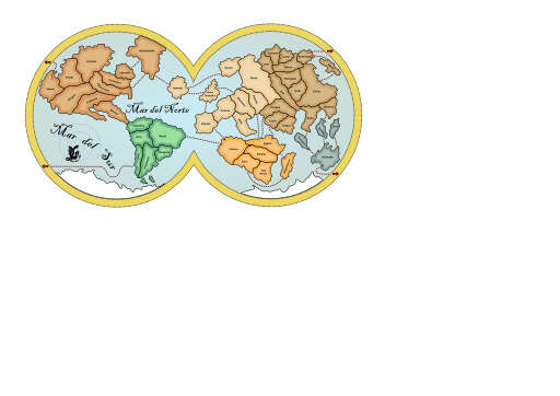 Map Of The World With The Names Of The Countries