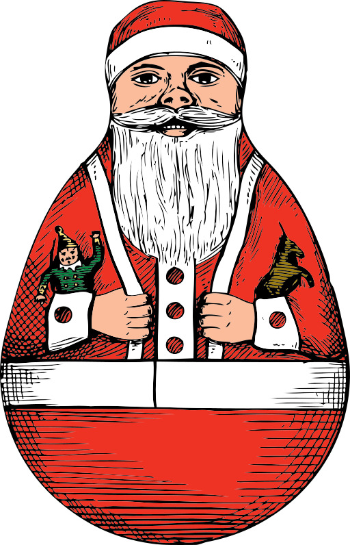 matryoshka santa 인형