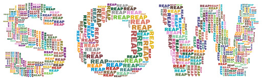 워드 클라우드 Of Words That Spell The WordS Name