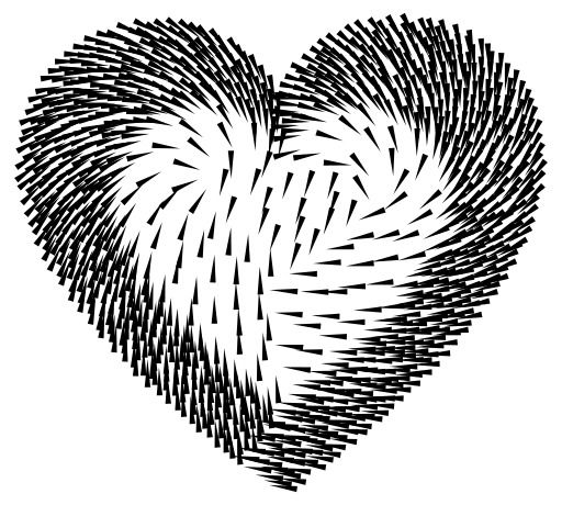 블랙 And White A Heart 3
