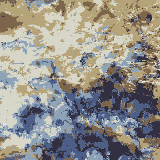 Blue And Brown Camouflage Background