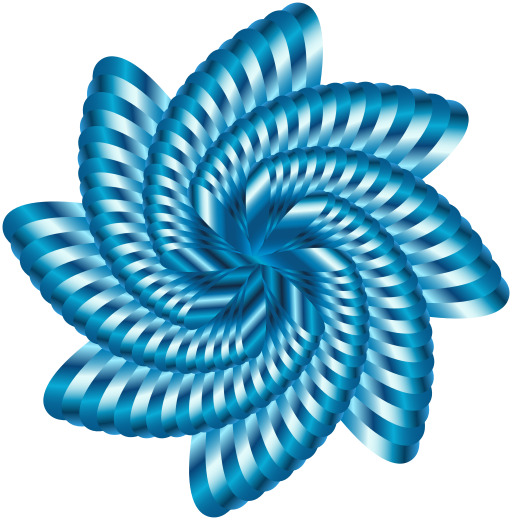 흰색 배경의 파란색 꽃