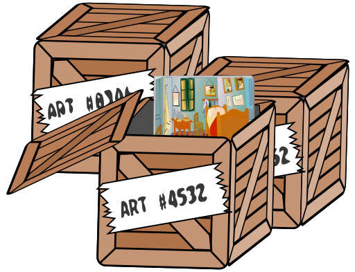 A Wooden Box With A Picture Inside Of It