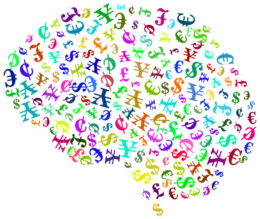 Brain Made Up Of Different Currency Symbols에 대하여