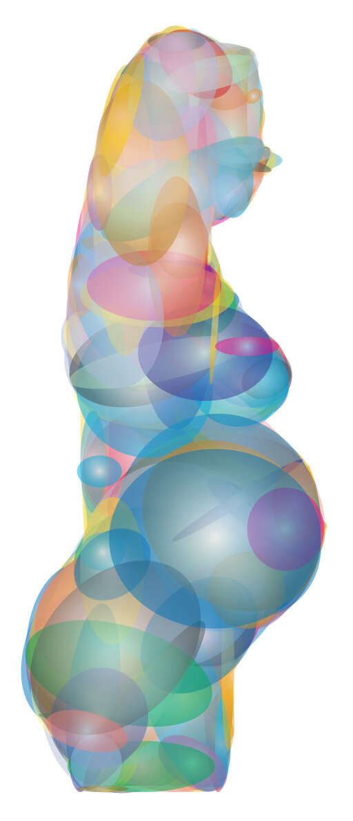 Colorful Abstract Background With Many Shapes