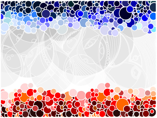 Colorful Background With Fish And Bubbles로
