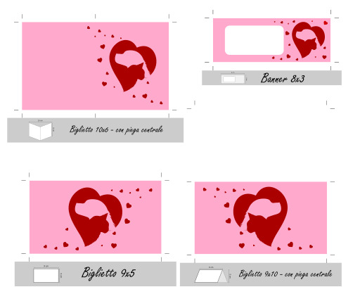 무료 Printable Valentine Gift Box Templates