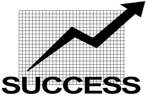 그래프 With The Words Success And An Arrow Pointing Up 2