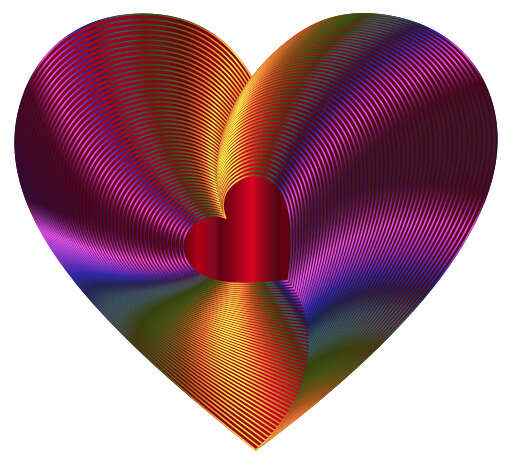 Heart With A Red Bow On It 3