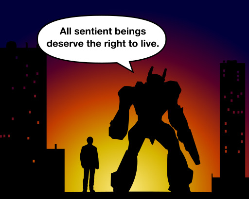이미지 Of A Man Standing Next To A Giant Robot 2