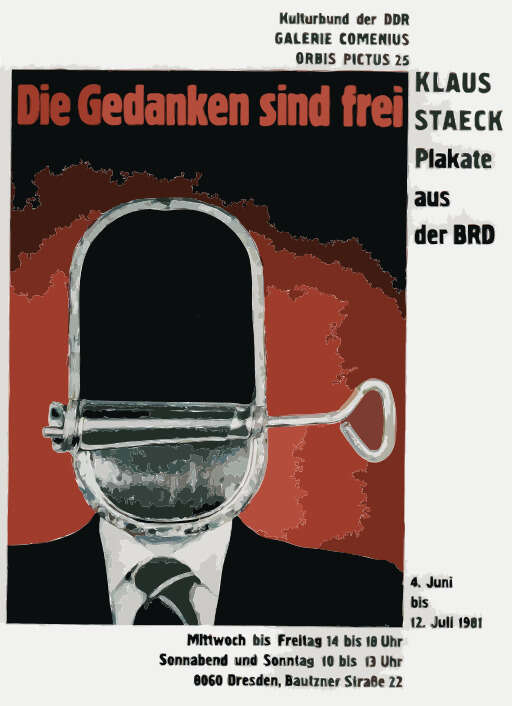 Poster With A Picture Of A Man In A Suit And Tie
