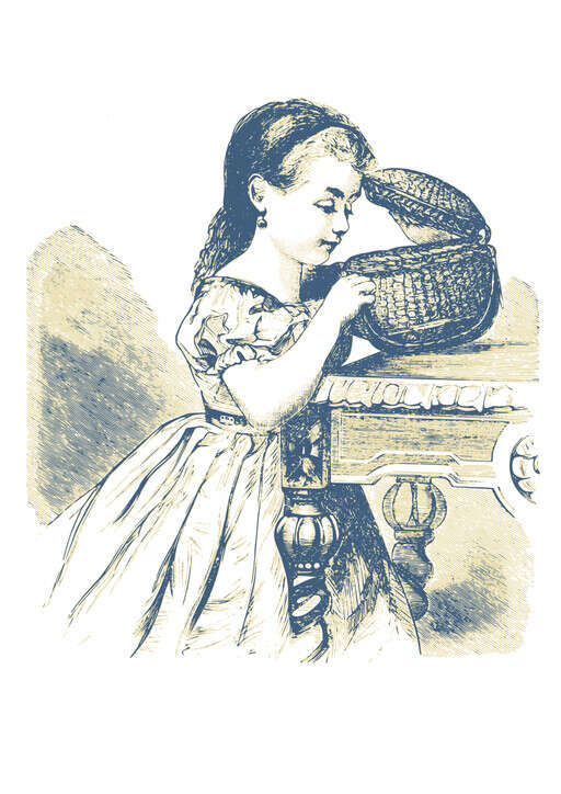 A Drawing Of A Woman Holding A Cat
